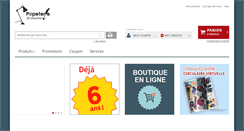 Desktop Screenshot of papeteriestsauveur.com